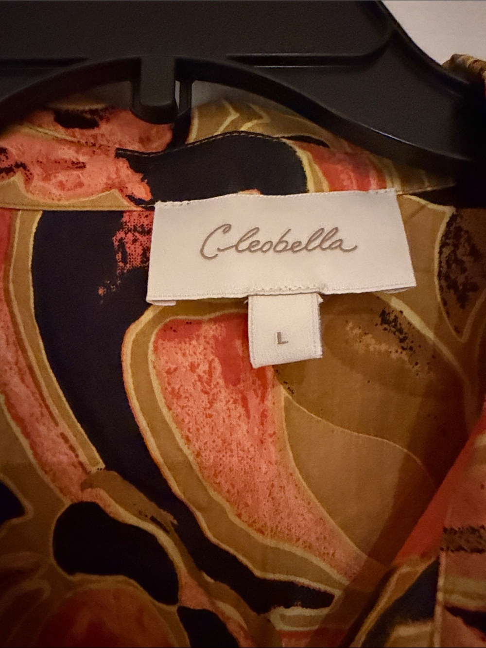 Cleobella Vibrant Swirl Mini Dress in Orange, Mustard & Black - Picture 2 of 4